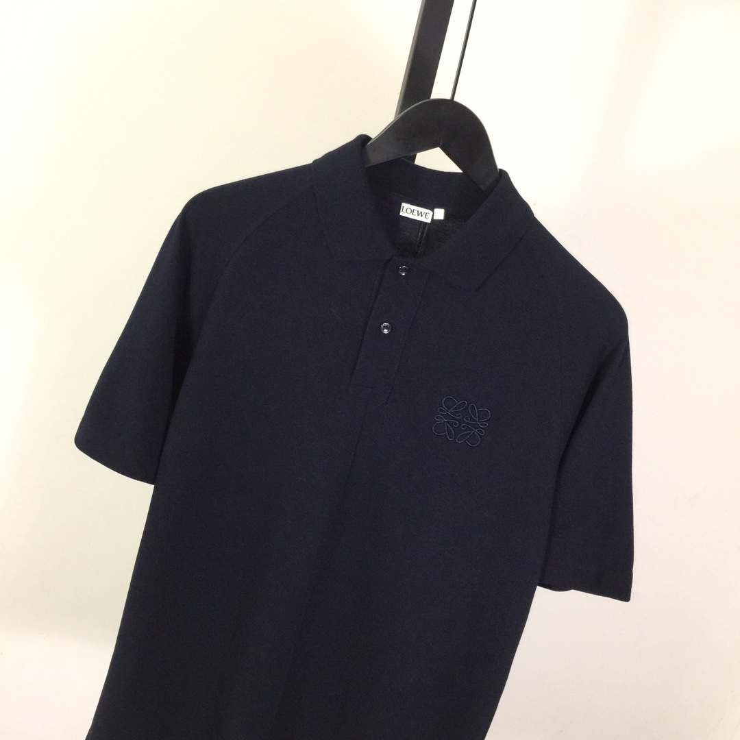 Loewe Logo Cotton Polo Shirt - EUR FASHION
