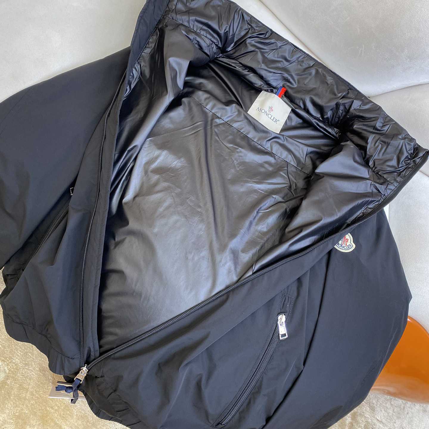 Moncler Logo Patch Zip-Up Jacket - EUR FASHION