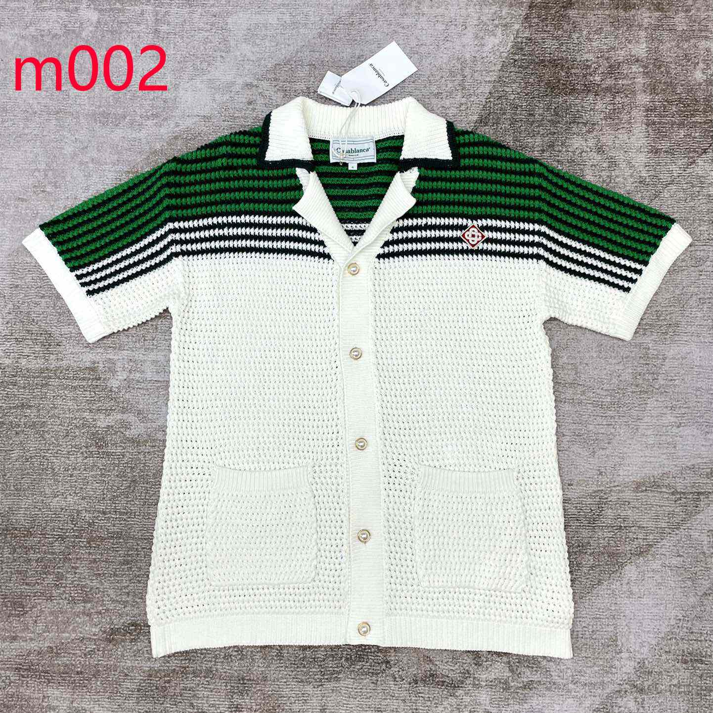 Casablanca Knit Polo Shirt   m002 - EUR FASHION
