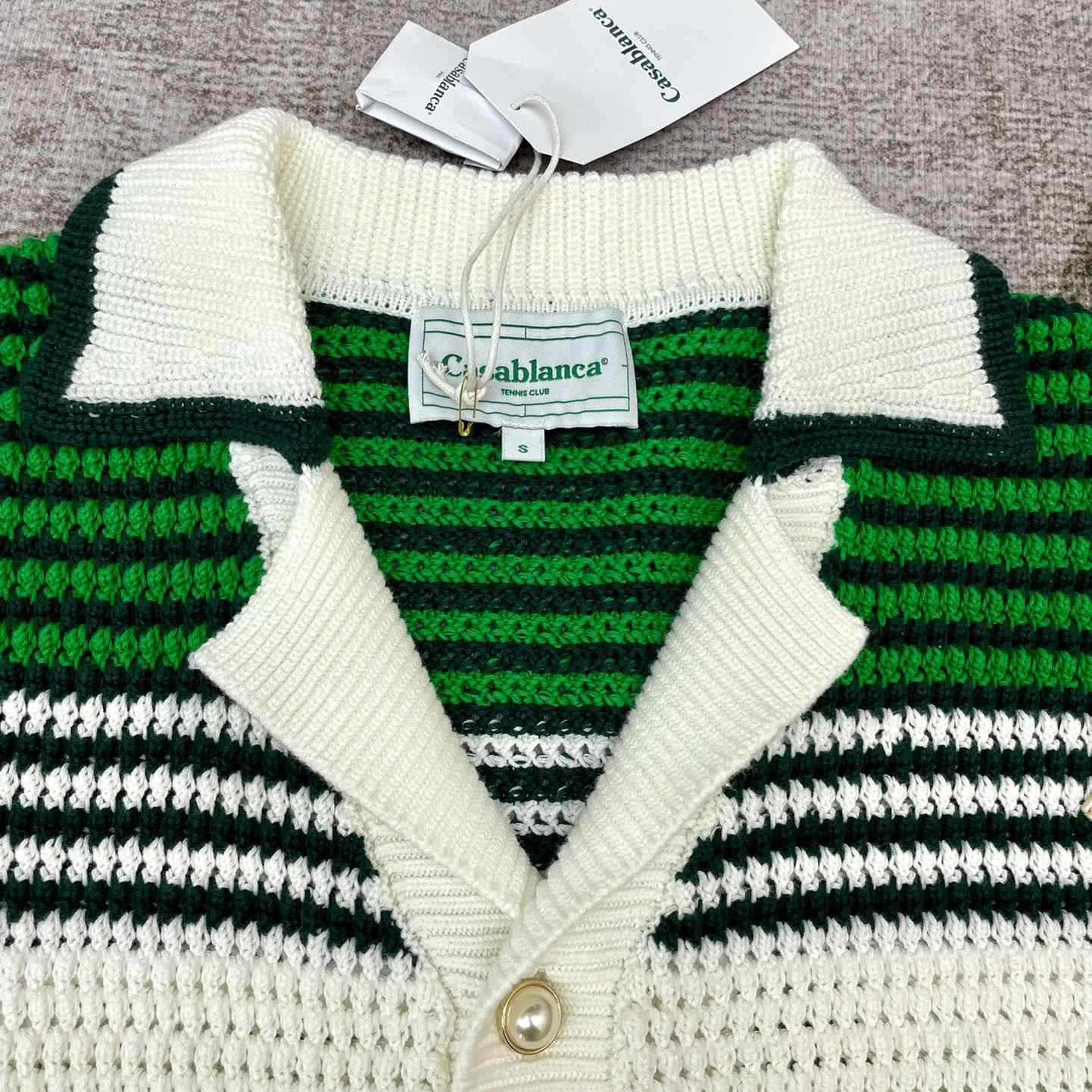 Casablanca Knit Polo Shirt   m002 - EUR FASHION