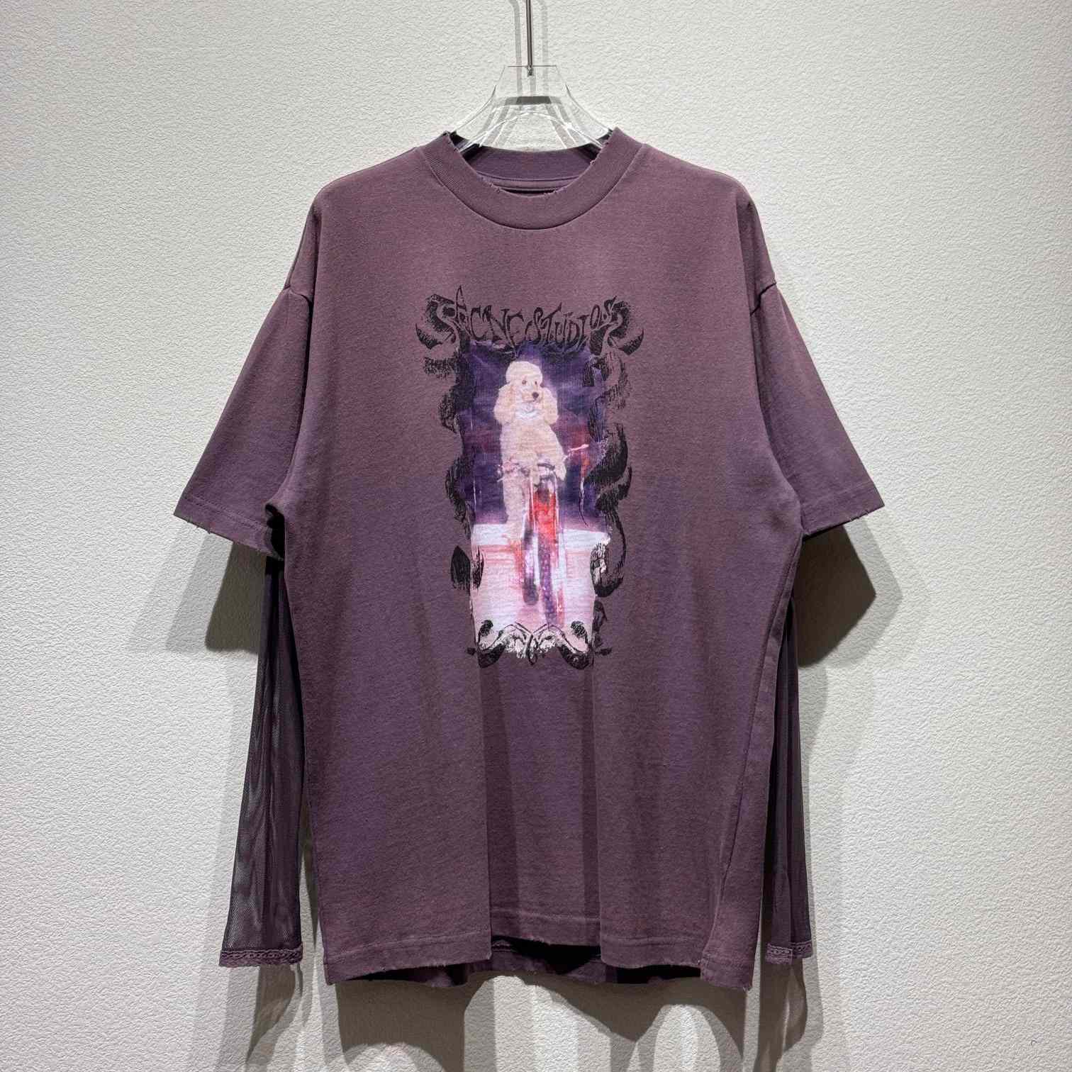 Acne Studios Layered Print T-shirt - EUR FASHION