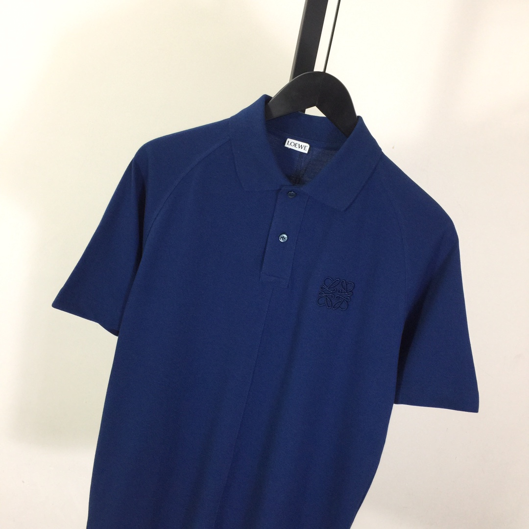 Loewe Logo Cotton Polo Shirt - EUR FASHION
