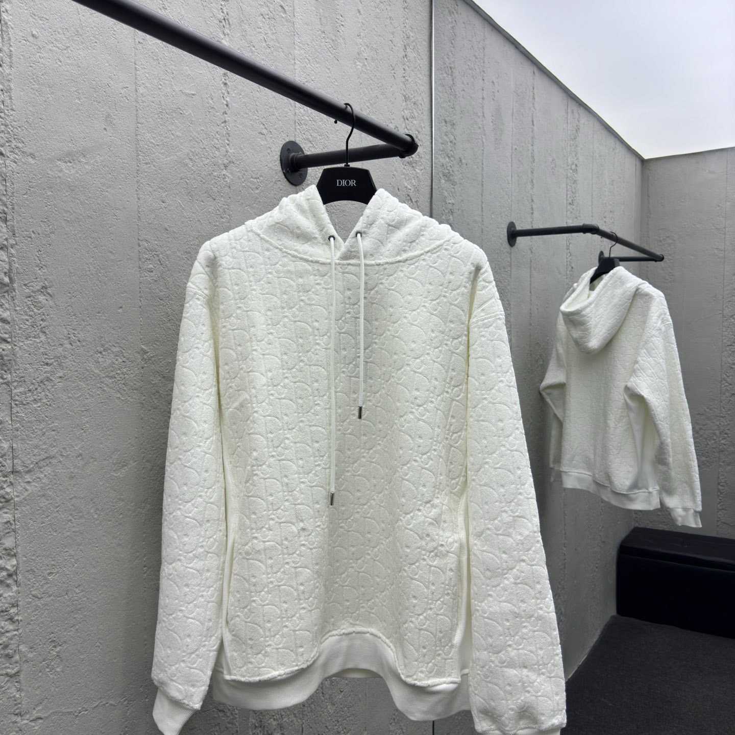 Dior Oblique Relaxed-Fit Hooded Sweatshirt    - EUR FASHION