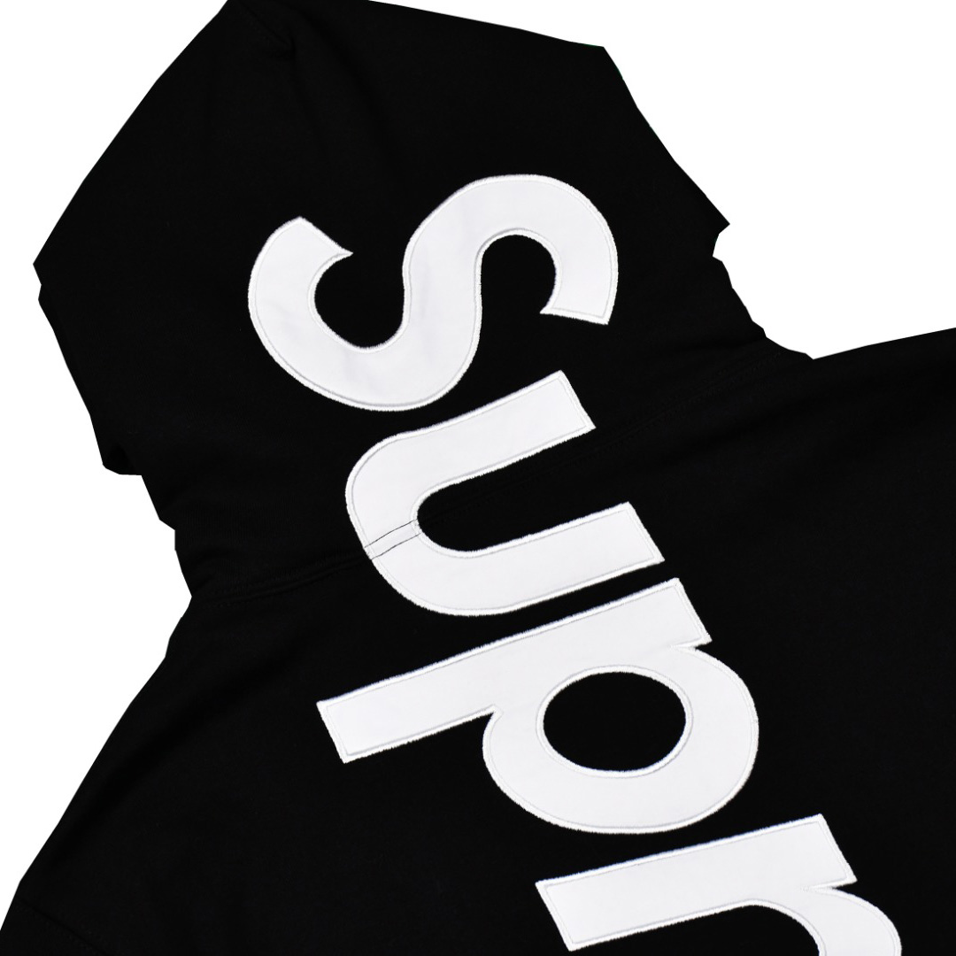Supreme Satin Appliqué Hooded Sweatshirt - EUR FASHION