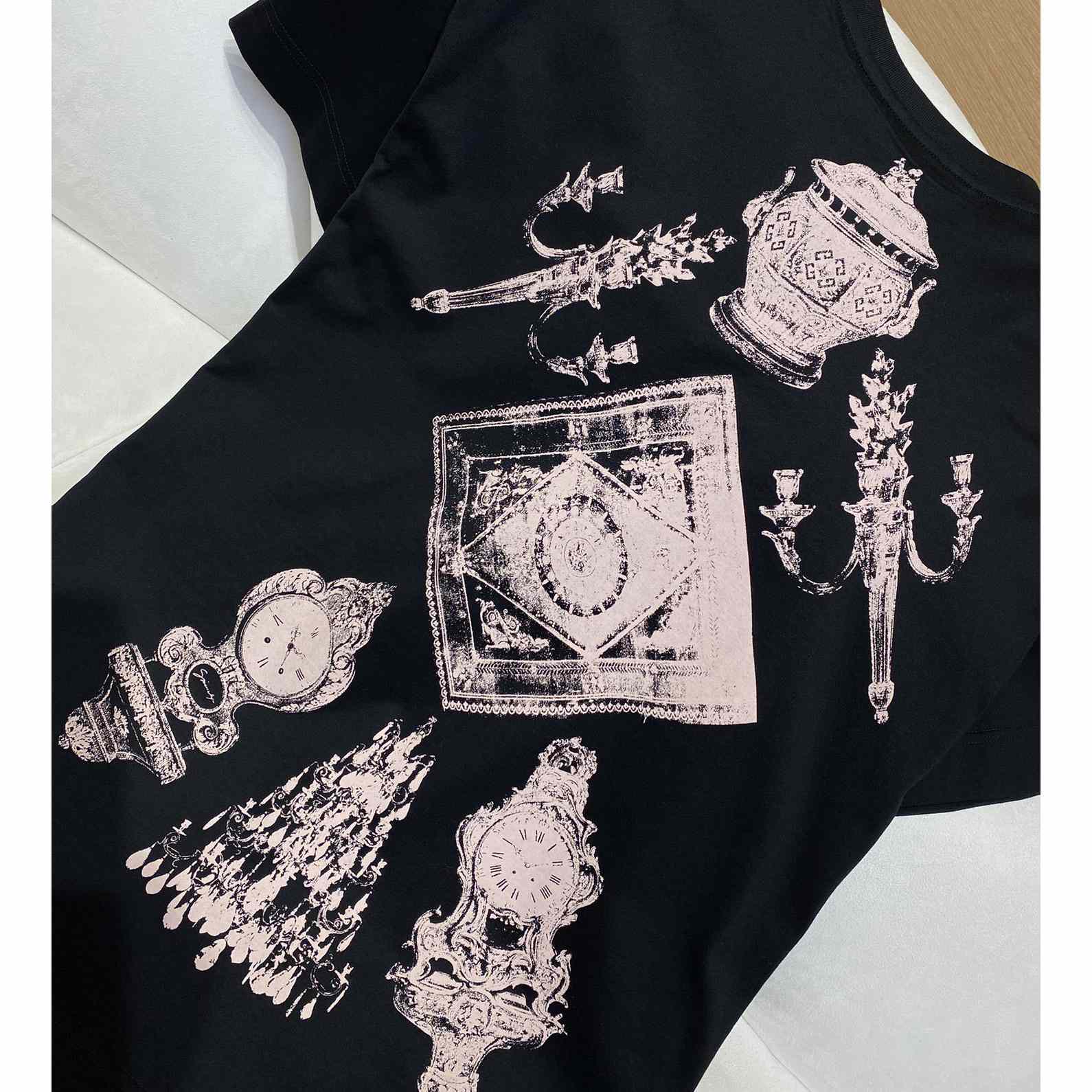 Givenchy T-shirt In Cotton With Hubert Objects Print - EUR FASHION