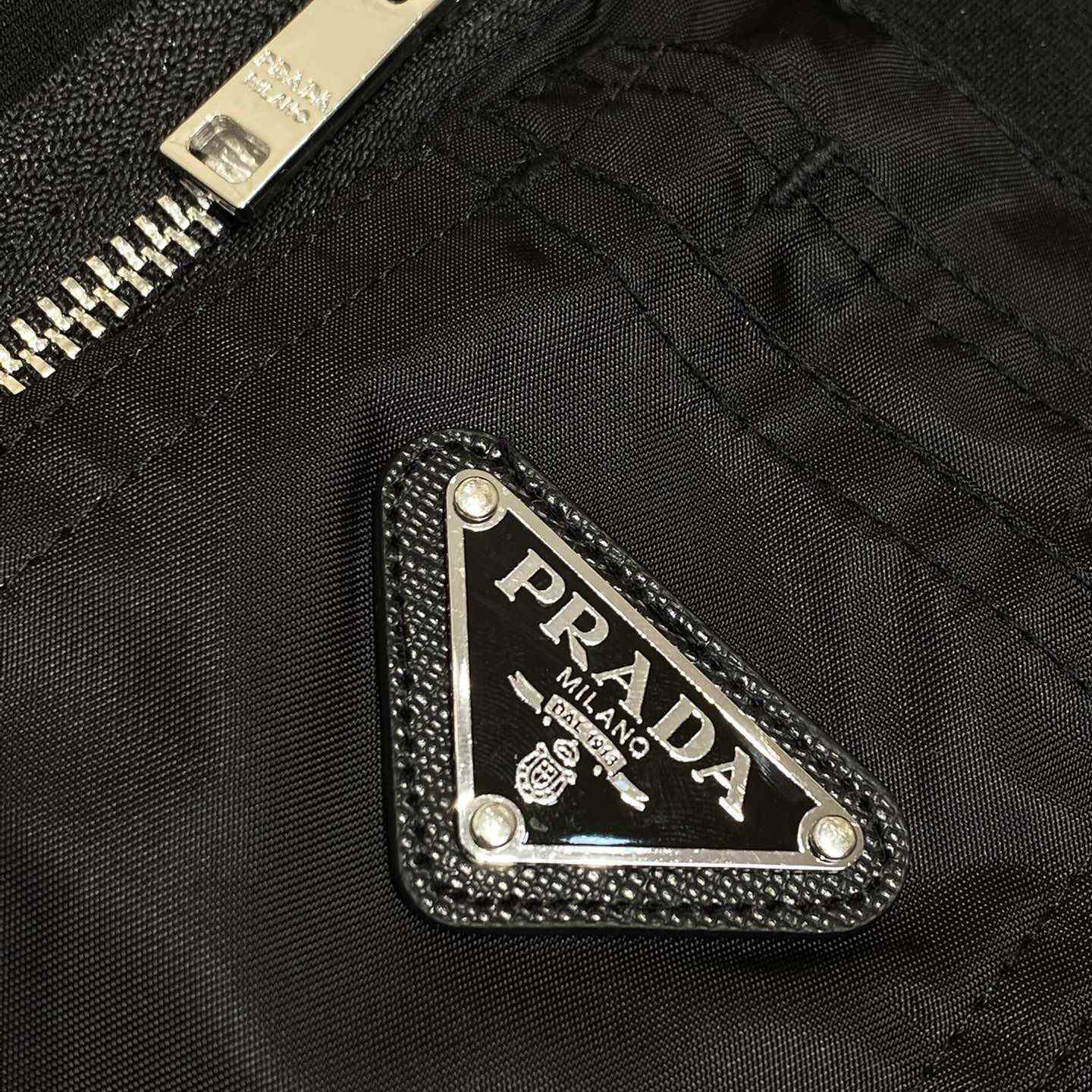 Prada Cotton Fleece And Re-Nylon Hoodie - EUR FASHION