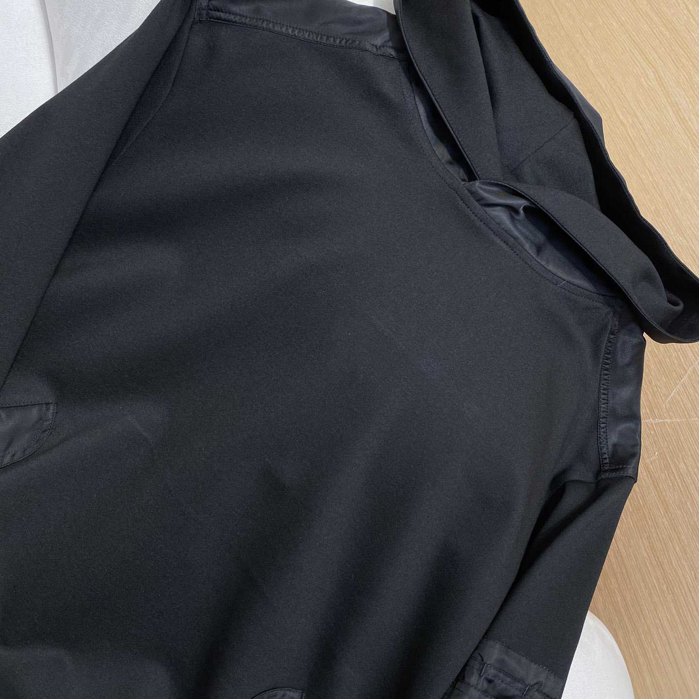 Prada Cotton Fleece And Re-Nylon Hoodie - EUR FASHION