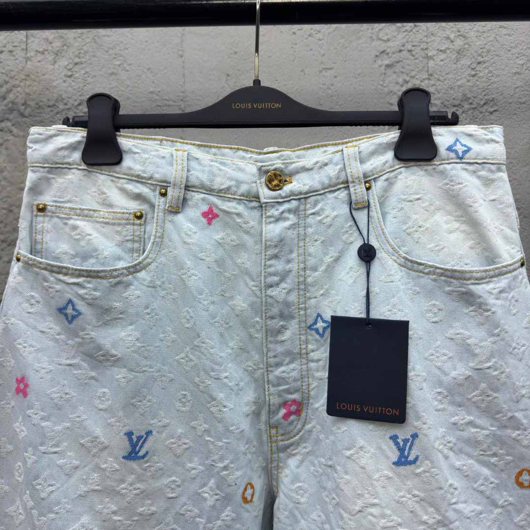 Louis Vuitton x Tyler The Creator Monogram Dnim Pants - EUR FASHION