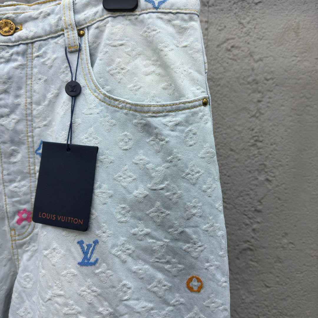 Louis Vuitton x Tyler The Creator Monogram Dnim Pants - EUR FASHION