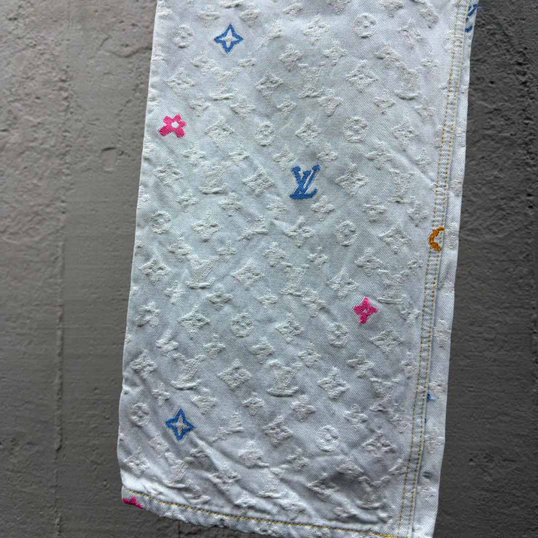 Louis Vuitton x Tyler The Creator Monogram Dnim Pants - EUR FASHION