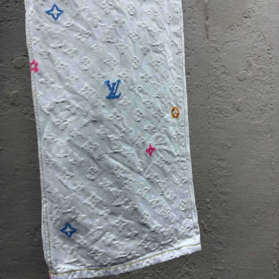 Louis Vuitton x Tyler The Creator Monogram Dnim Pants - EUR FASHION