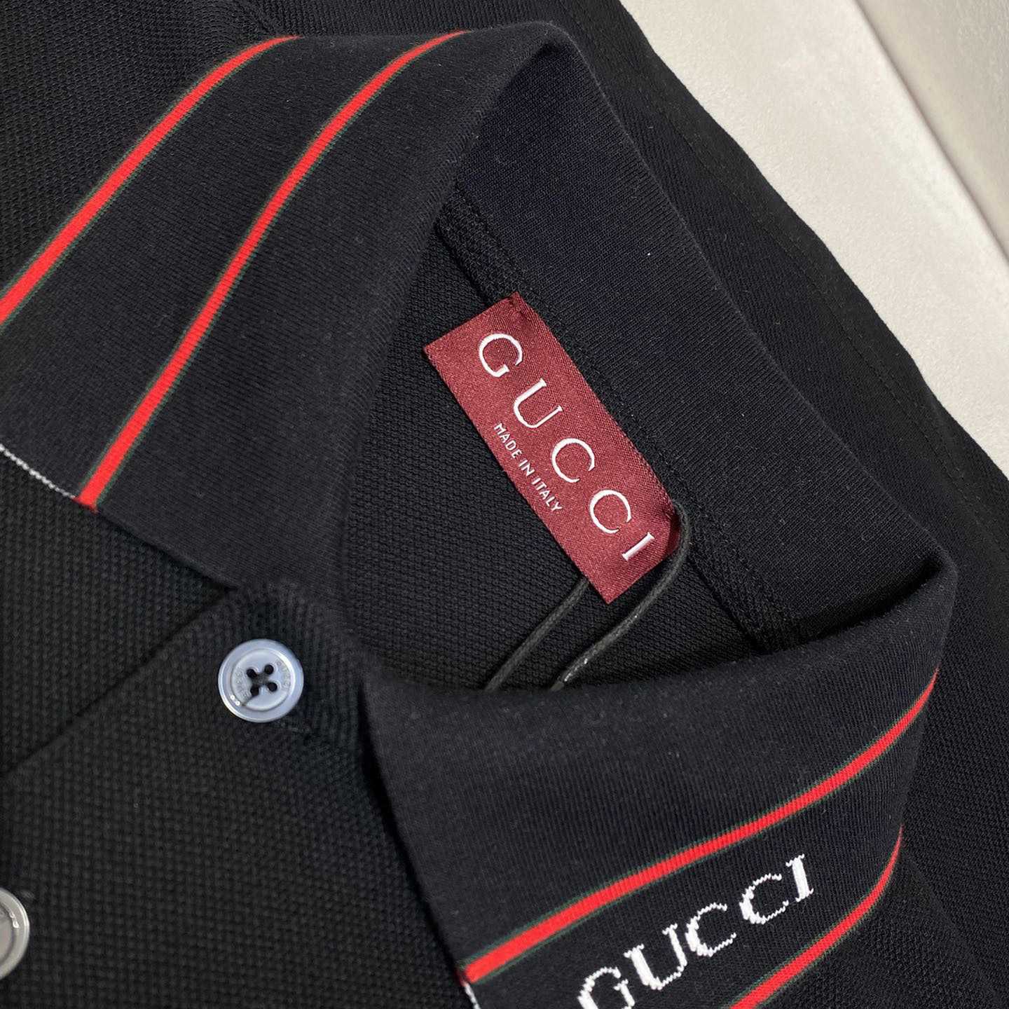 Gucci Cotton Piquet Polo Shirt  - EUR FASHION