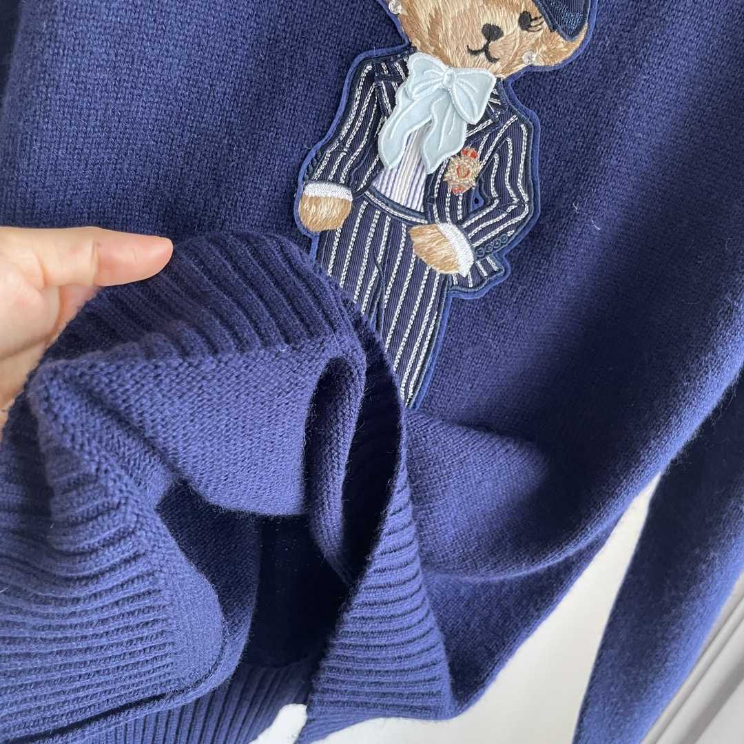 Ralph Lauren Cricket Polo Bear Silk Sweater - EUR FASHION