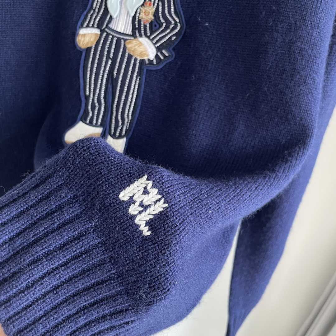 Ralph Lauren Cricket Polo Bear Silk Sweater - EUR FASHION