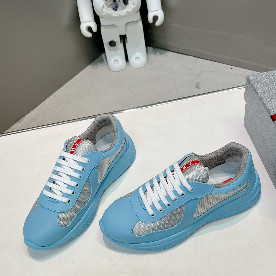Prada America's Cup Soft Rubber And Bike Fabric Sneakers - EUR FASHION