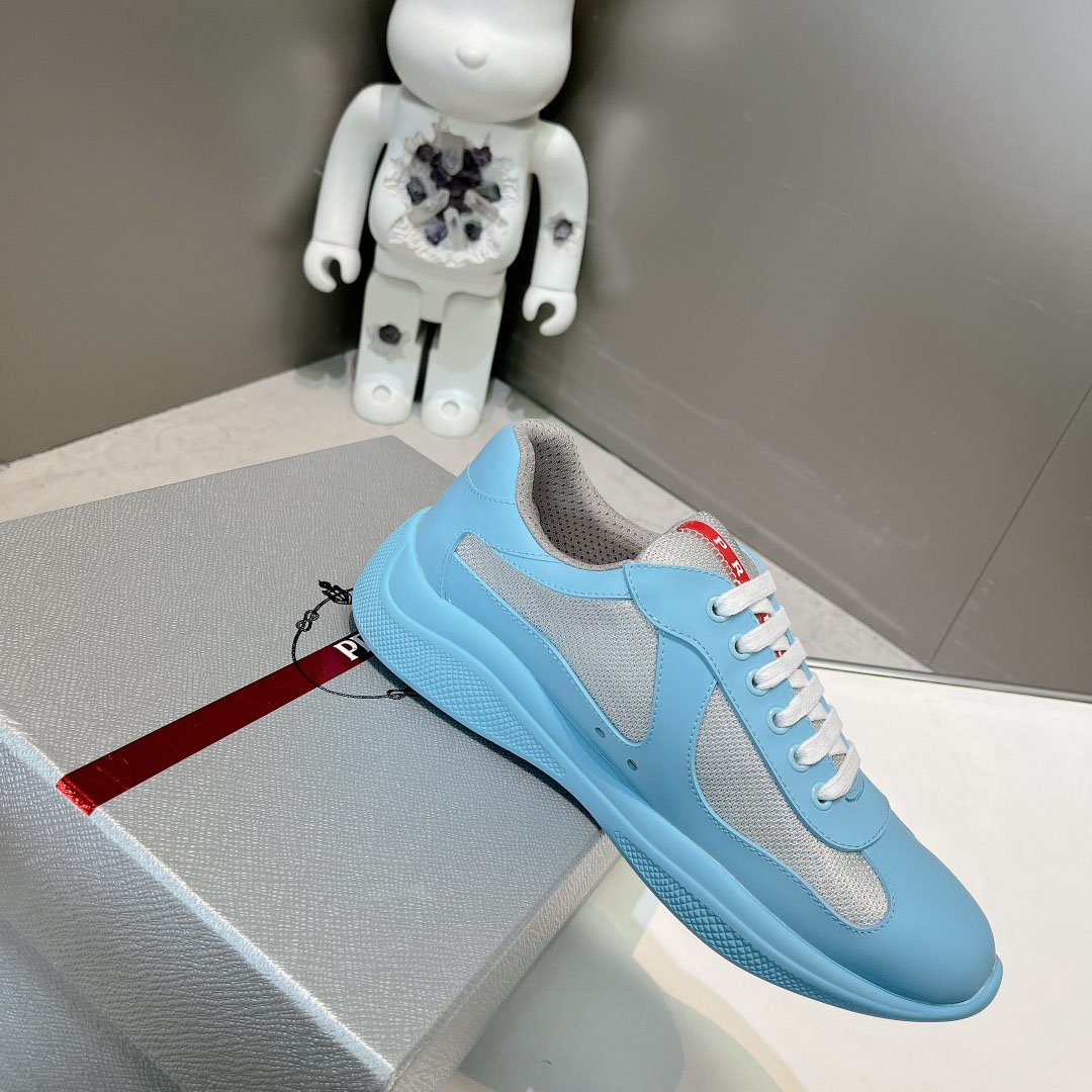 Prada America's Cup Soft Rubber And Bike Fabric Sneakers - EUR FASHION