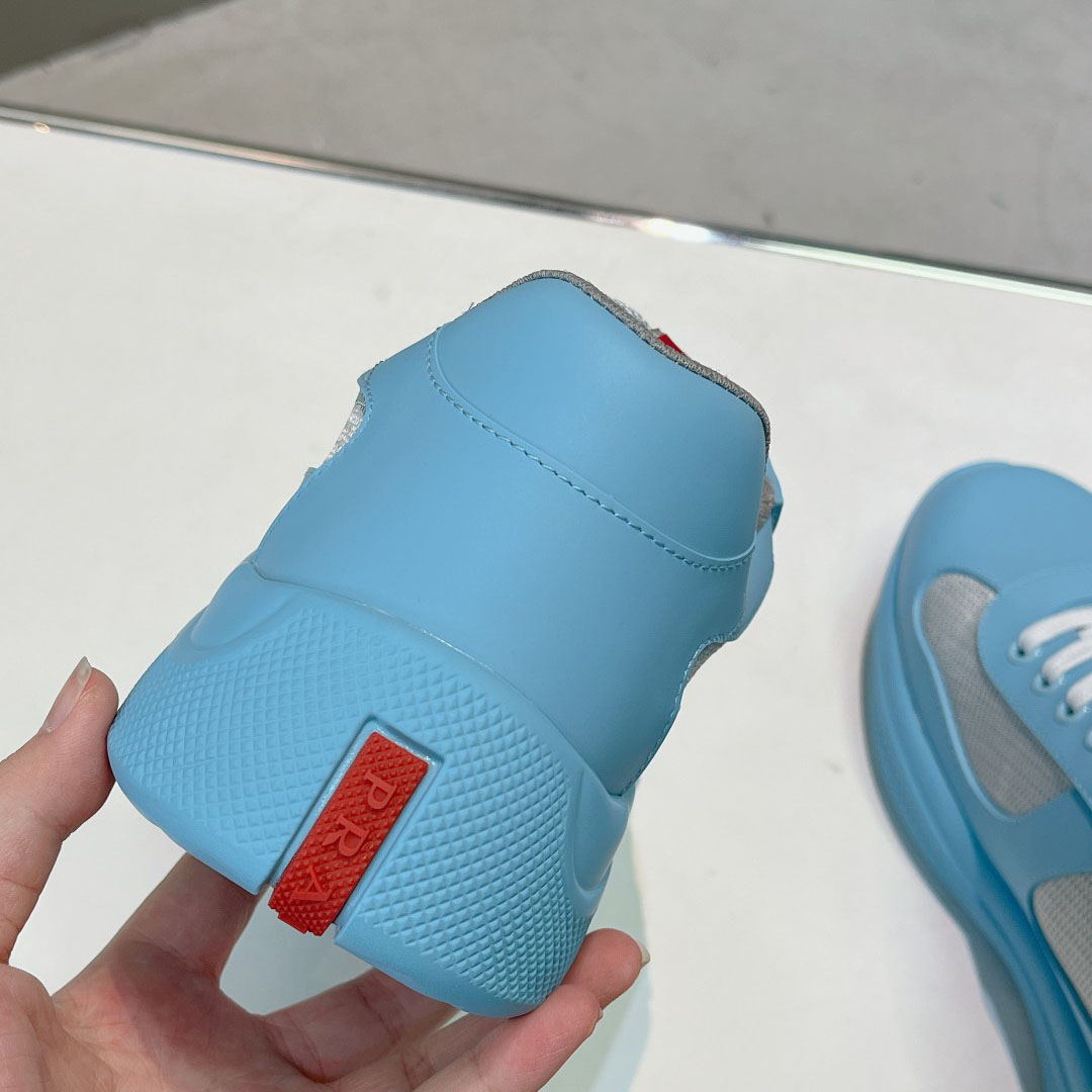 Prada America's Cup Soft Rubber And Bike Fabric Sneakers - EUR FASHION