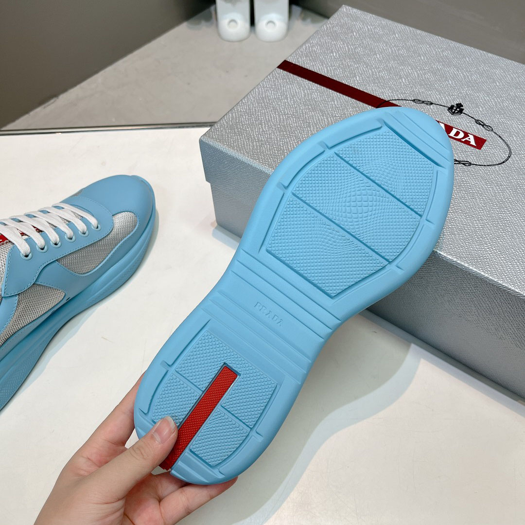 Prada America's Cup Soft Rubber And Bike Fabric Sneakers - EUR FASHION