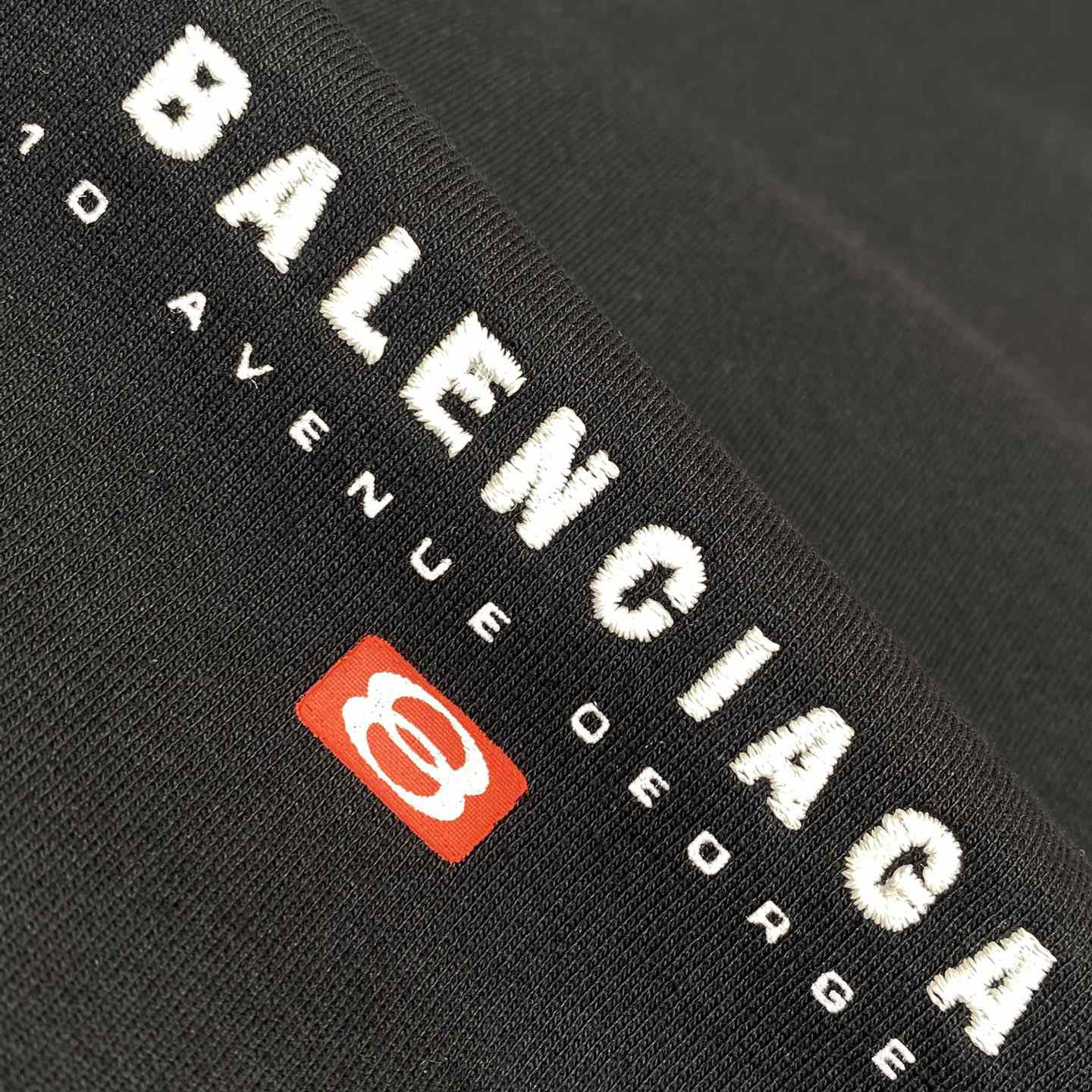 Balenciaga Unity Sport Long Sleeve Shirt Collar Polo In Faded Black - EUR FASHION