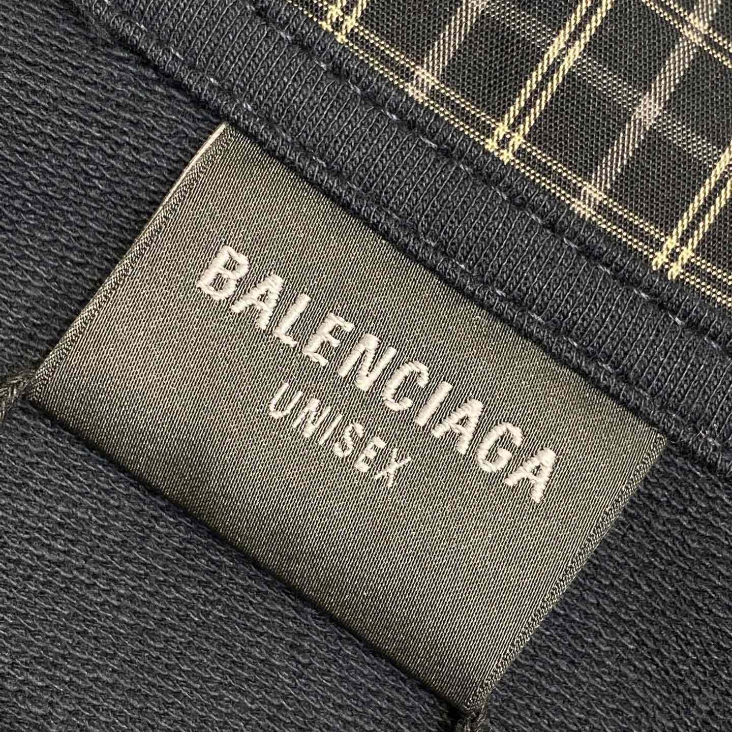 Balenciaga Unity Sport Long Sleeve Shirt Collar Polo In Faded Black - EUR FASHION