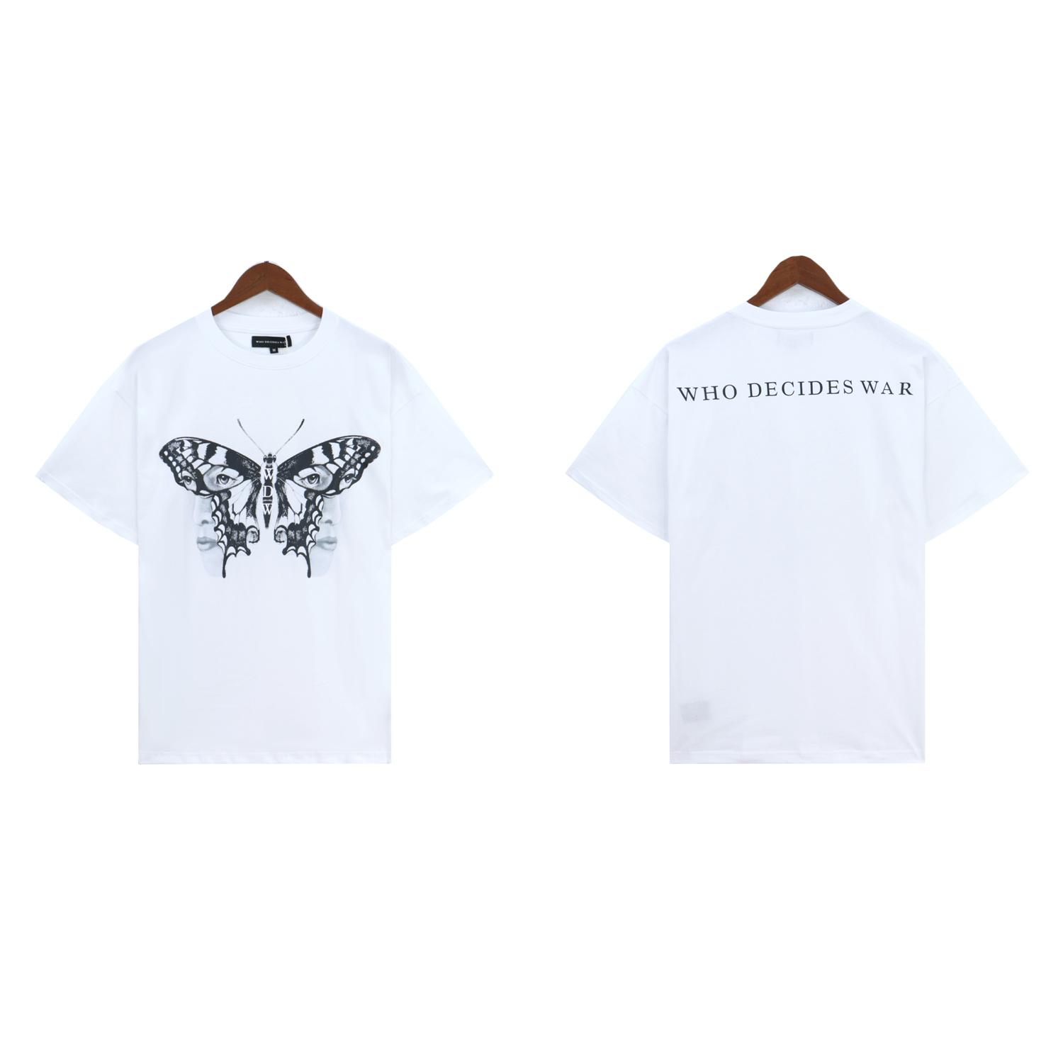 Who Decides War Duofly Jersey In White - EUR FASHION