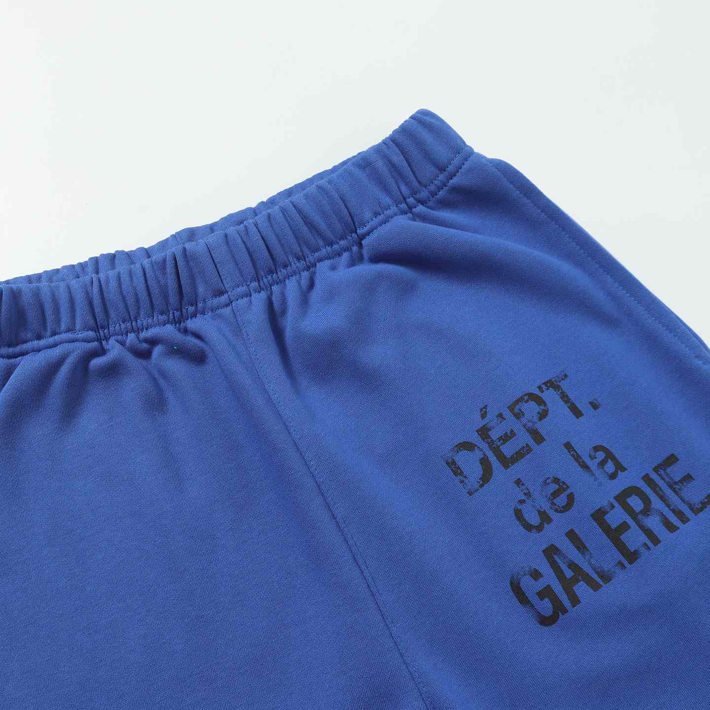 Gallery Dept. Flared Denim-Panelled Logo-Print Cotton-Jersey Sweatpants - EUR FASHION