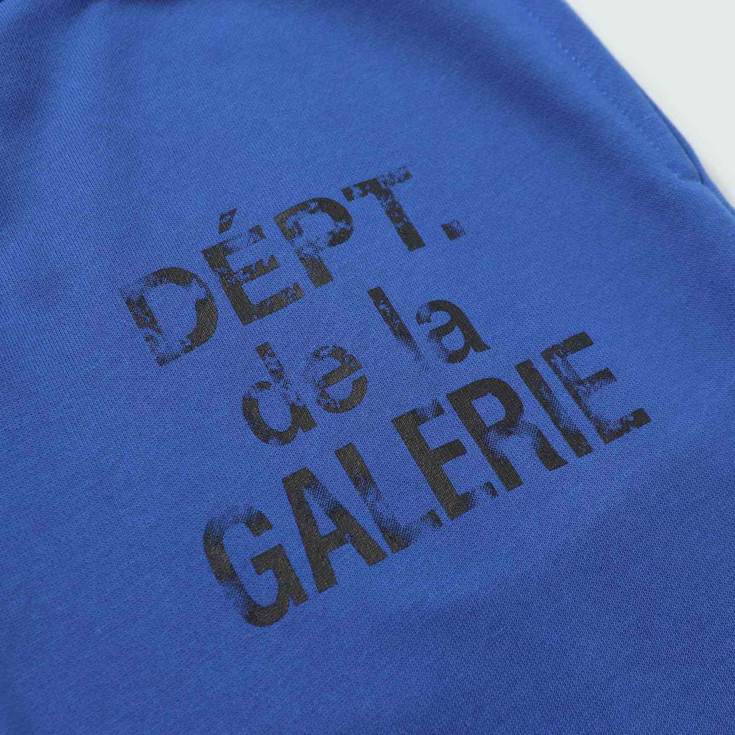 Gallery Dept. Flared Denim-Panelled Logo-Print Cotton-Jersey Sweatpants - EUR FASHION