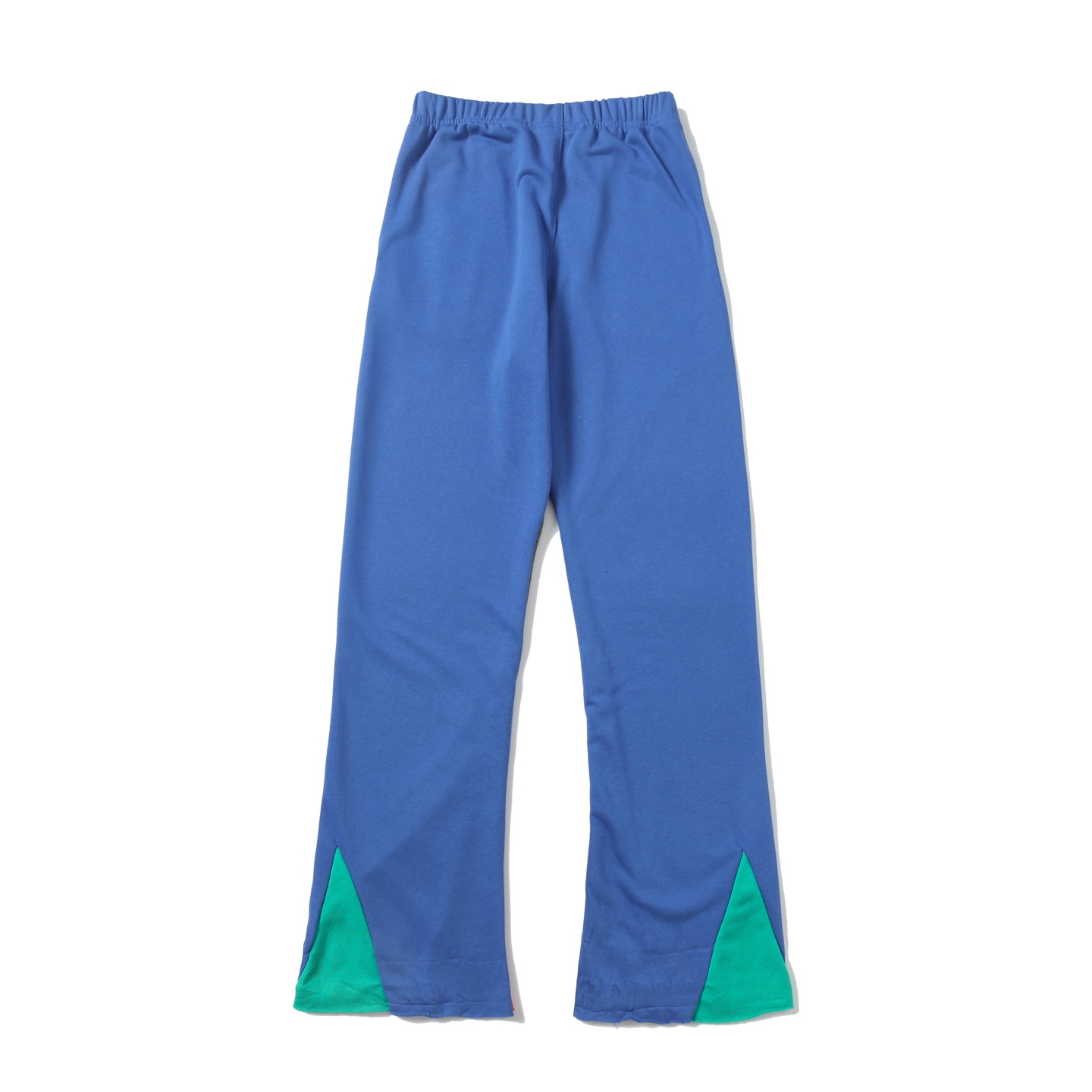 Gallery Dept. Flared Denim-Panelled Logo-Print Cotton-Jersey Sweatpants - EUR FASHION