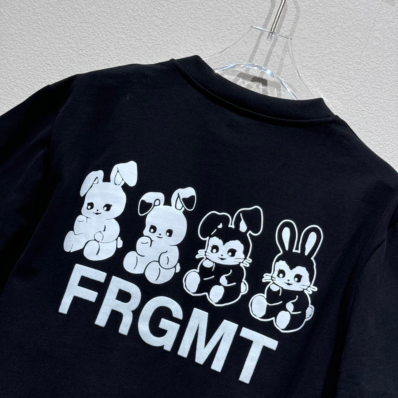 Moncler x FRGMT Cartoon Logo Cotton T-Shirt - EUR FASHION