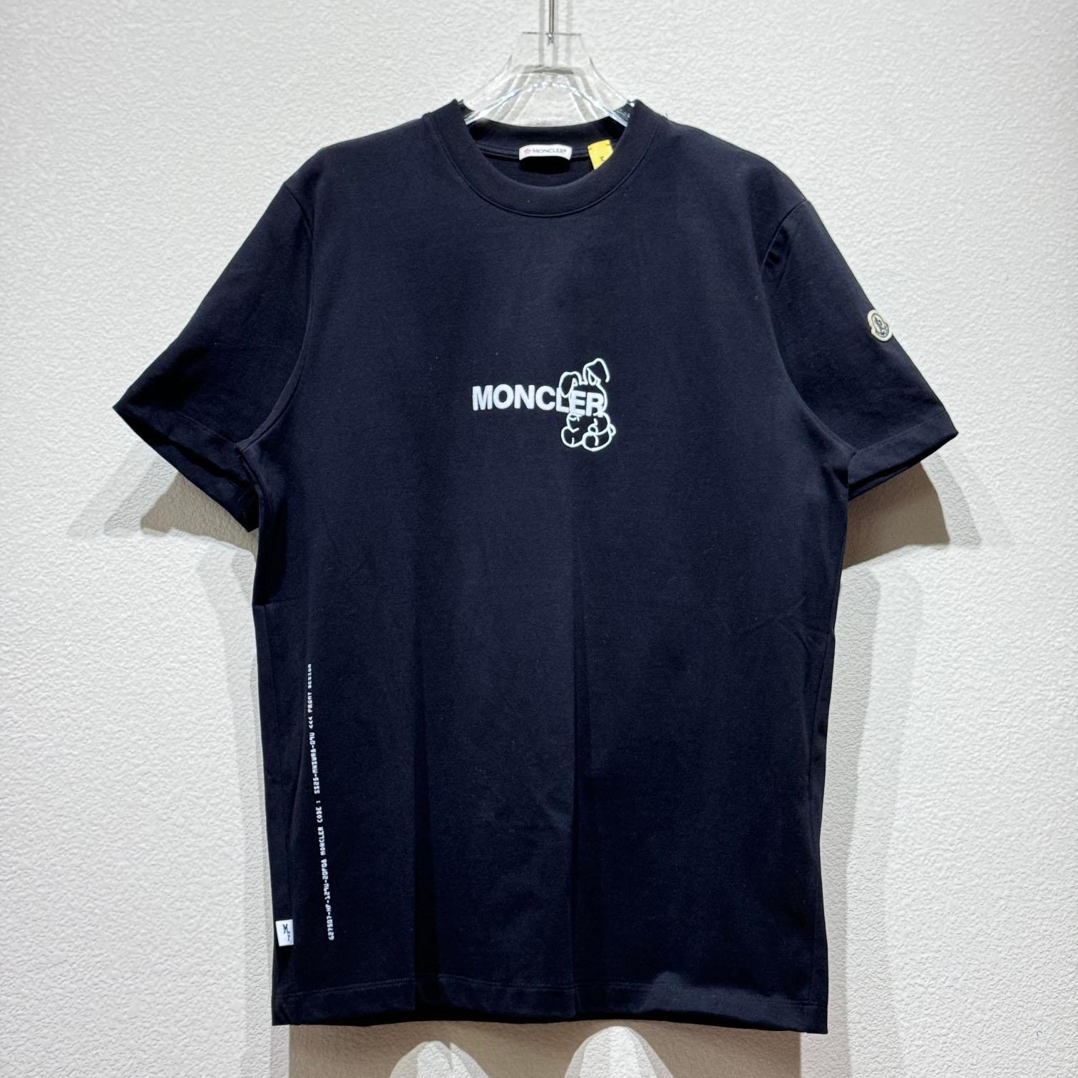 Moncler x FRGMT Cartoon Logo Cotton T-Shirt - EUR FASHION
