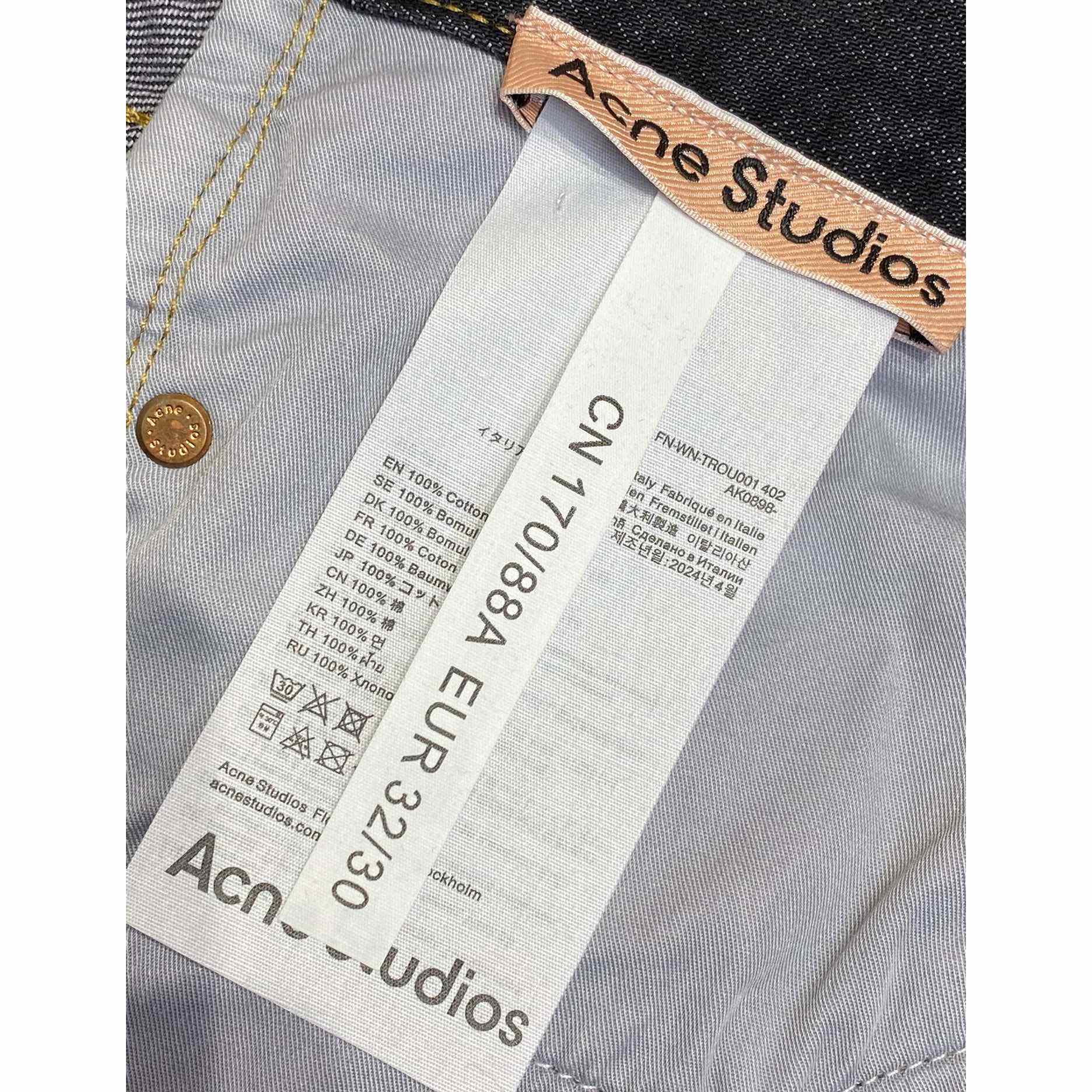 Acne Studios Washed Super Baggy Jeans - EUR FASHION