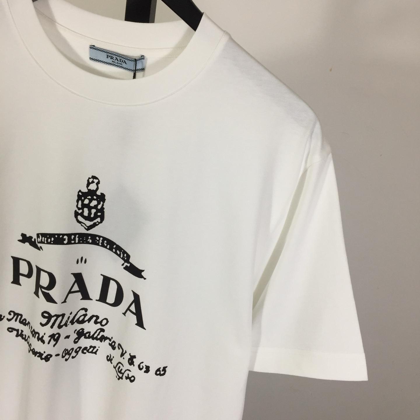Prada Cotton T-Shirt - EUR FASHION