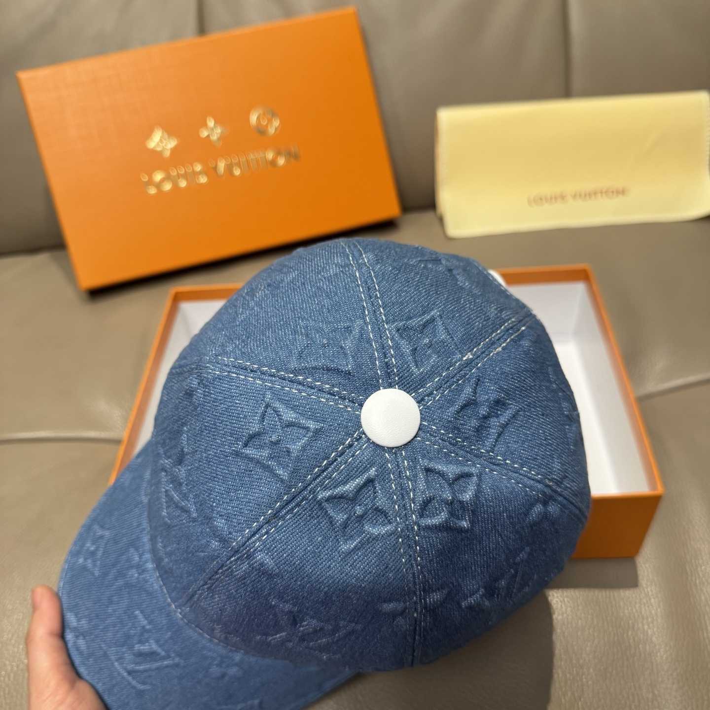 Louis Vuitton Monogram Denim Cap - EUR FASHION