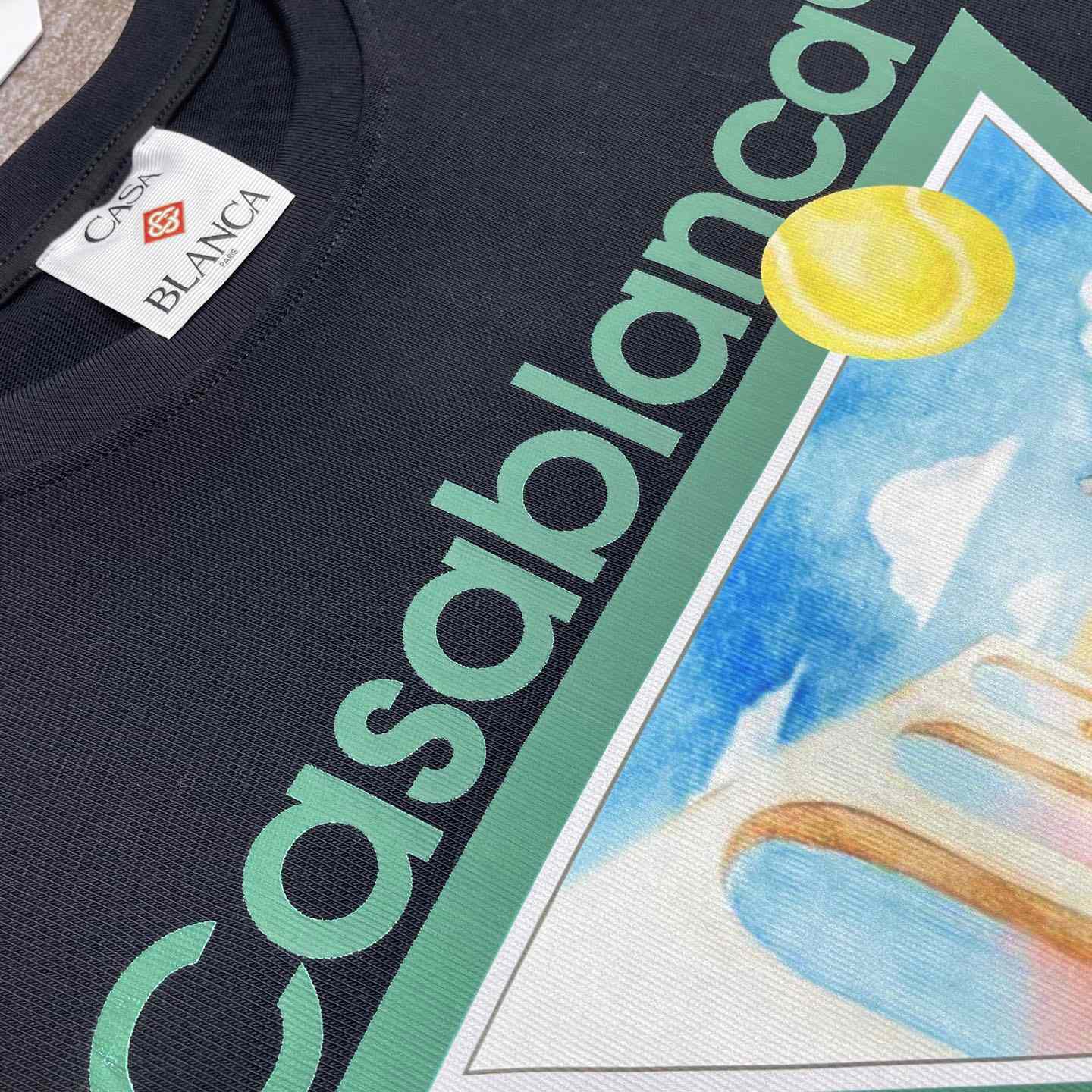 Casablanca Metaphysical Tennis Icon T-shirt  C946 - EUR FASHION