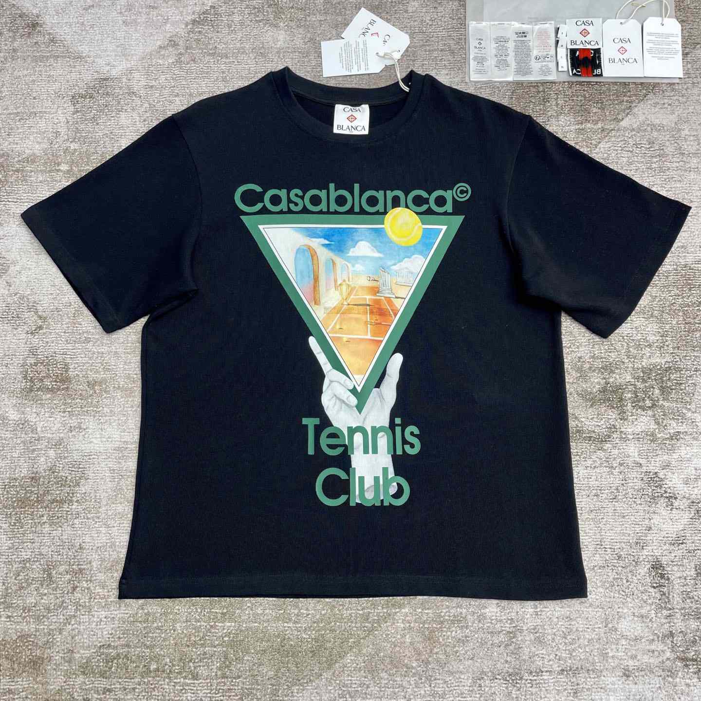 Casablanca Metaphysical Tennis Icon T-shirt  C946 - EUR FASHION