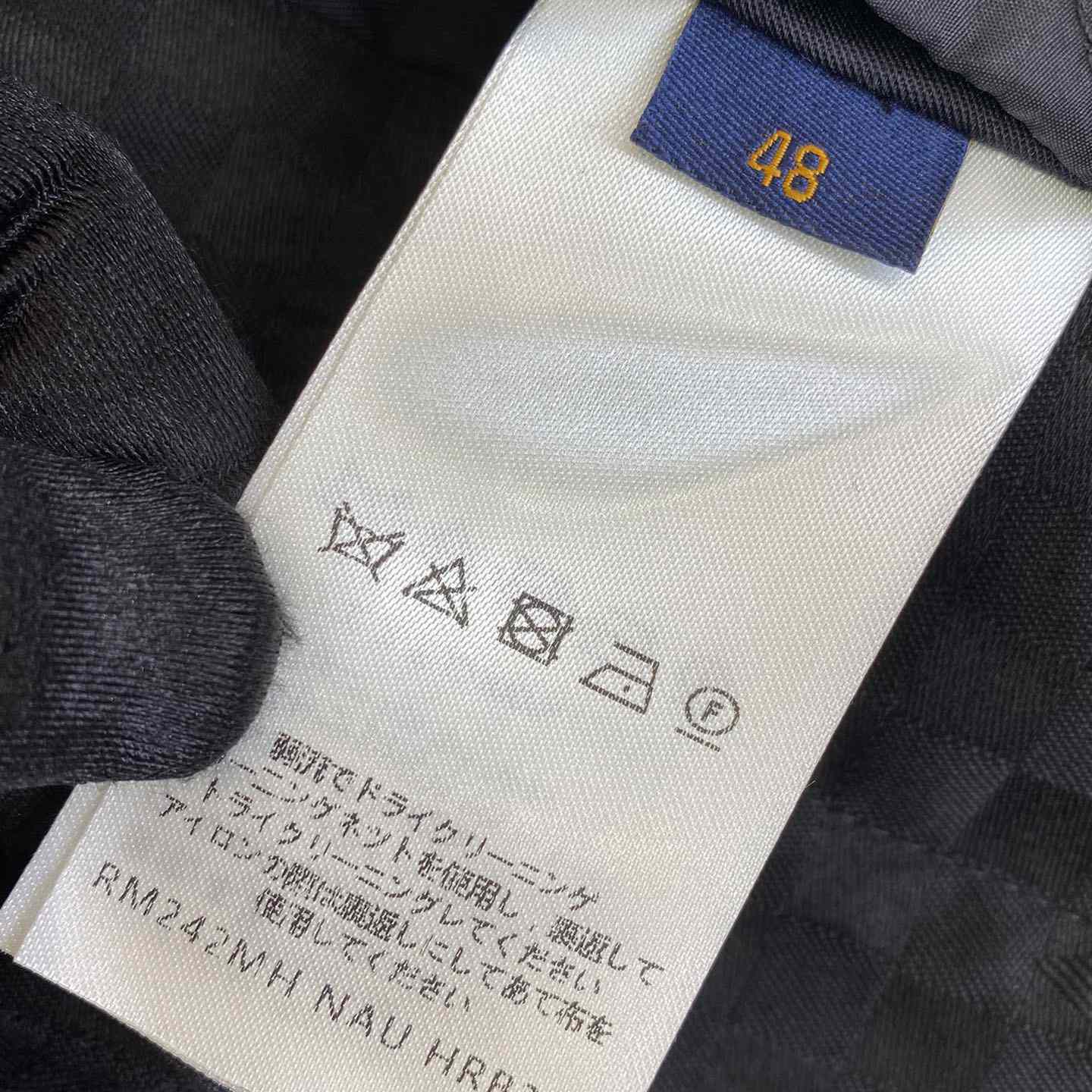 Louis Vuitton Damier Open Collar Wool Overshirt   1AFVNA - EUR FASHION
