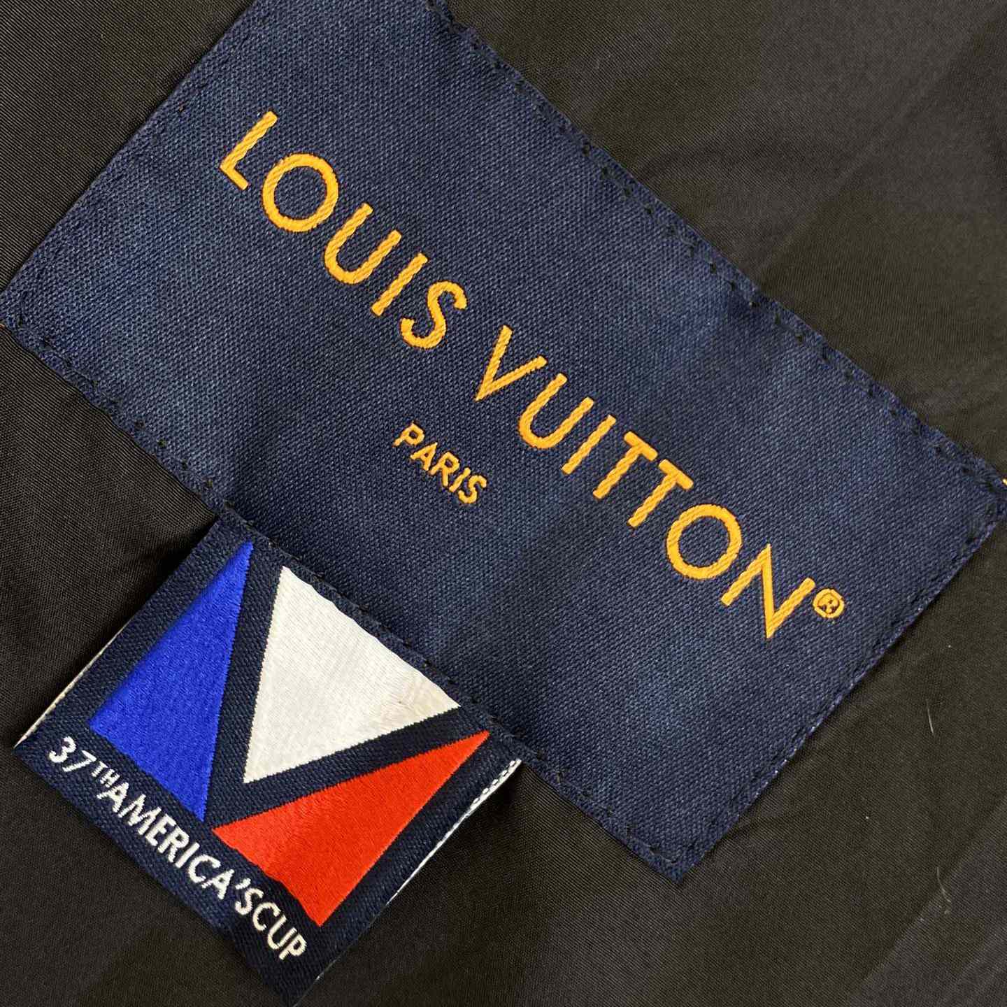 Louis Vuitton Damier Open Collar Wool Overshirt   1AFVNA - EUR FASHION