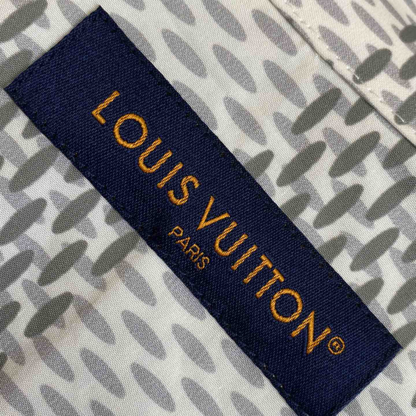 Louis Vuitton Damier Long-Sleeved Classic Cotton Shirt   1AFJDA - EUR FASHION