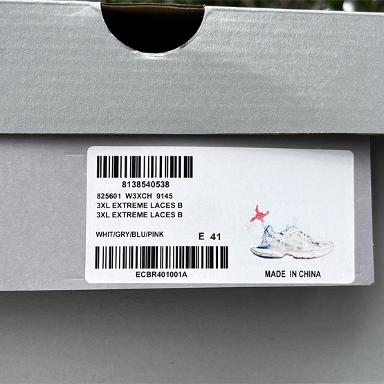 Balenciaga 3XL Extreme Laces B Sneaker In White - EUR FASHION