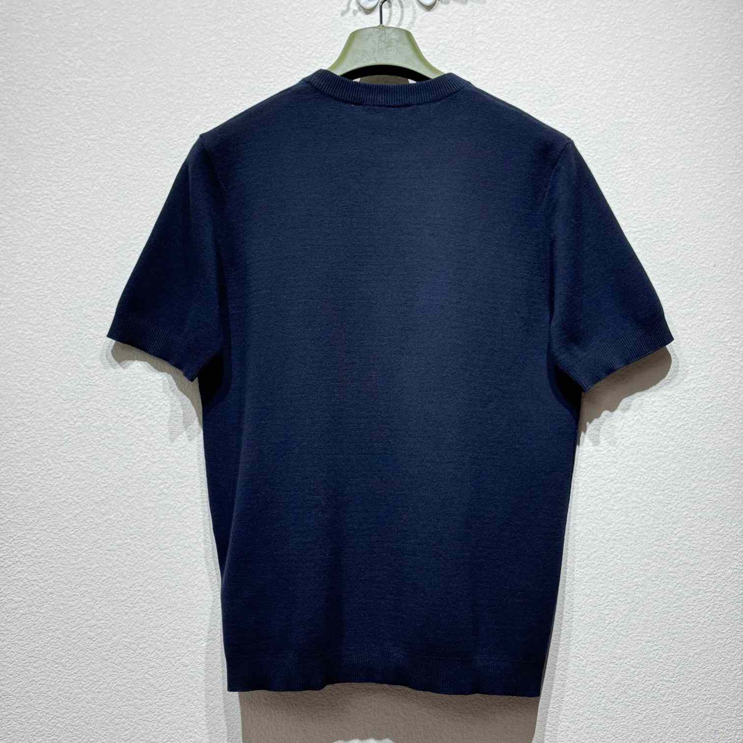 Gucci Silk Cotton T-shirt With Gucci Intarsia - EUR FASHION