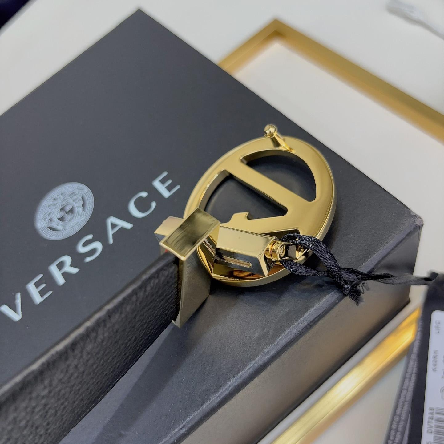 Versace Leather Belt   40mm - EUR FASHION