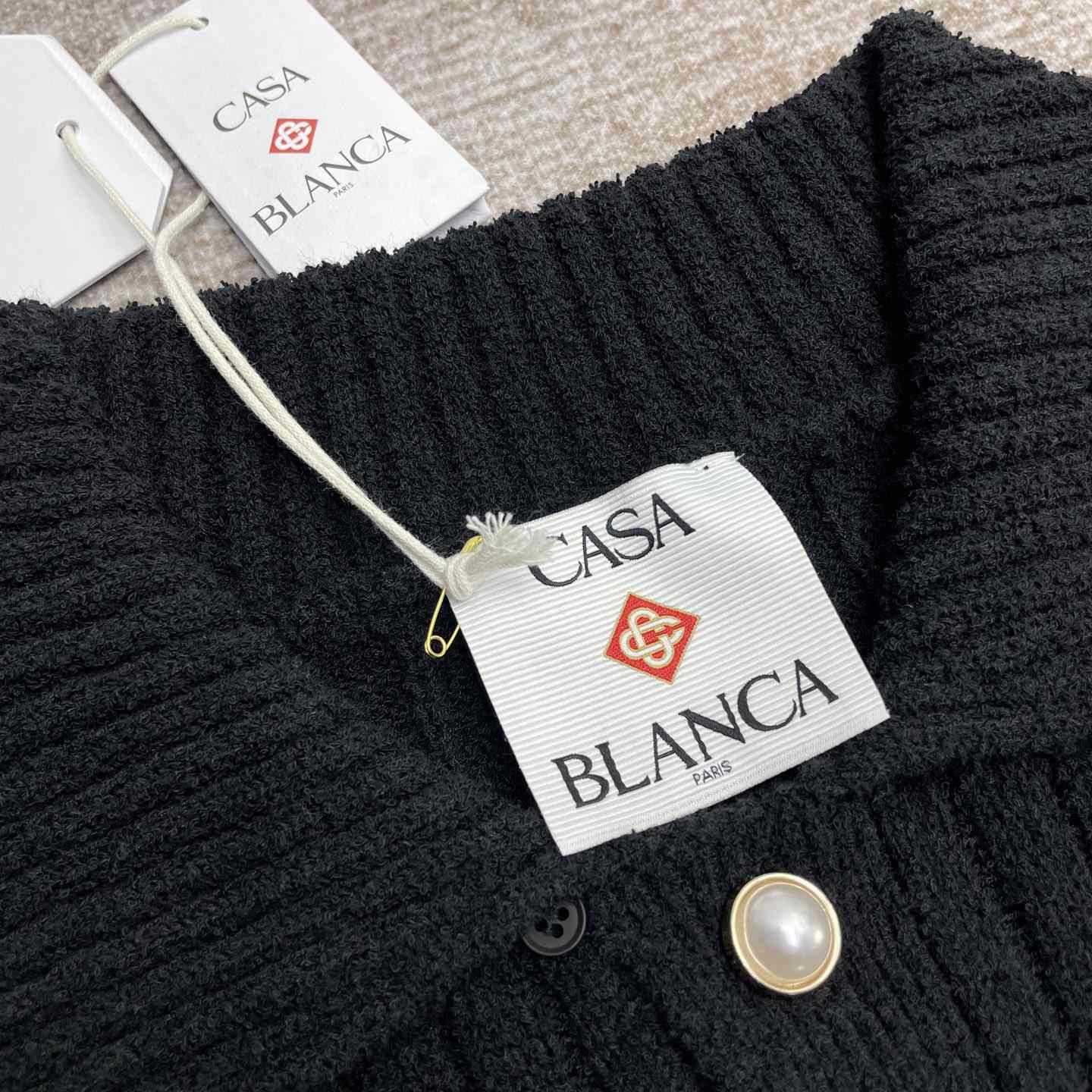 Casablanca Boucle Knit Polo Shirt   D0085 - EUR FASHION