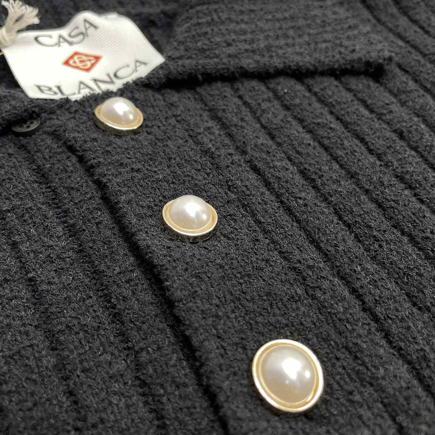 Casablanca Boucle Knit Polo Shirt   D0085 - EUR FASHION