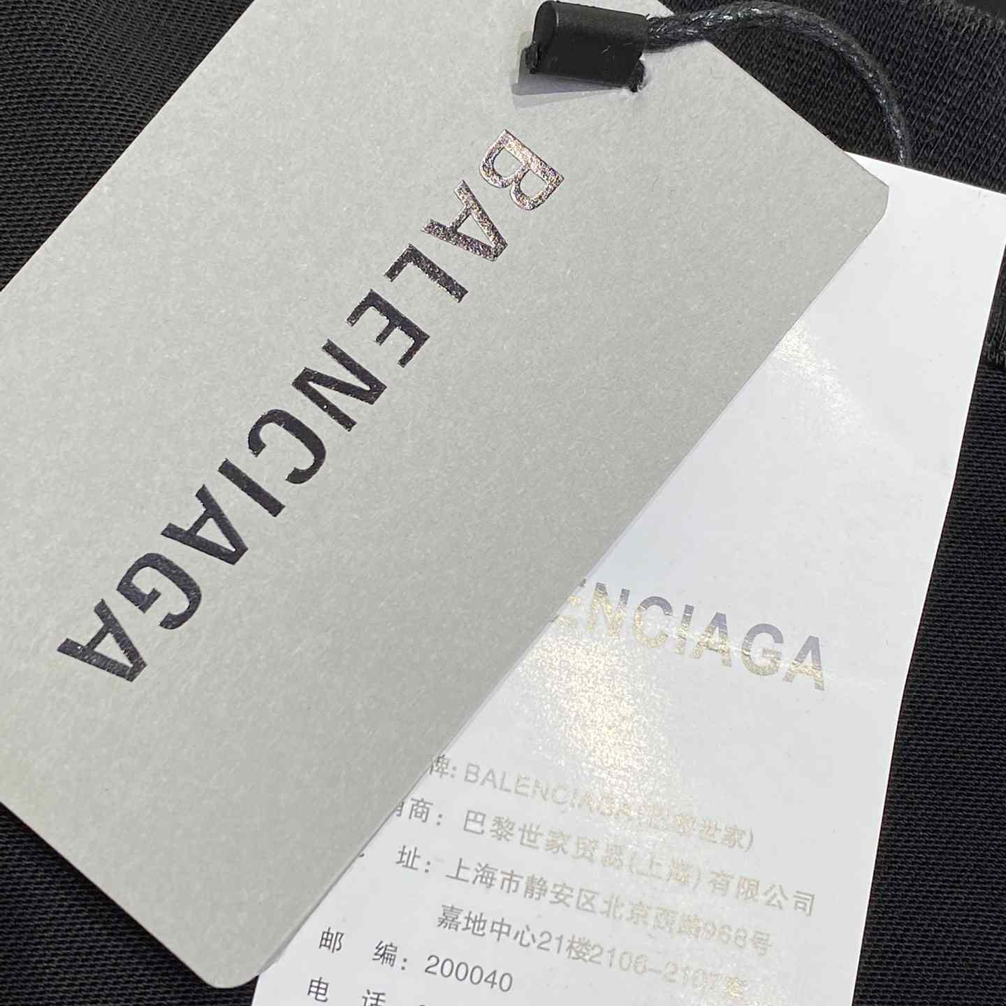 Balenciaga 3B Sport Icon Layered T-Shirt Medium Fit in black - EUR FASHION