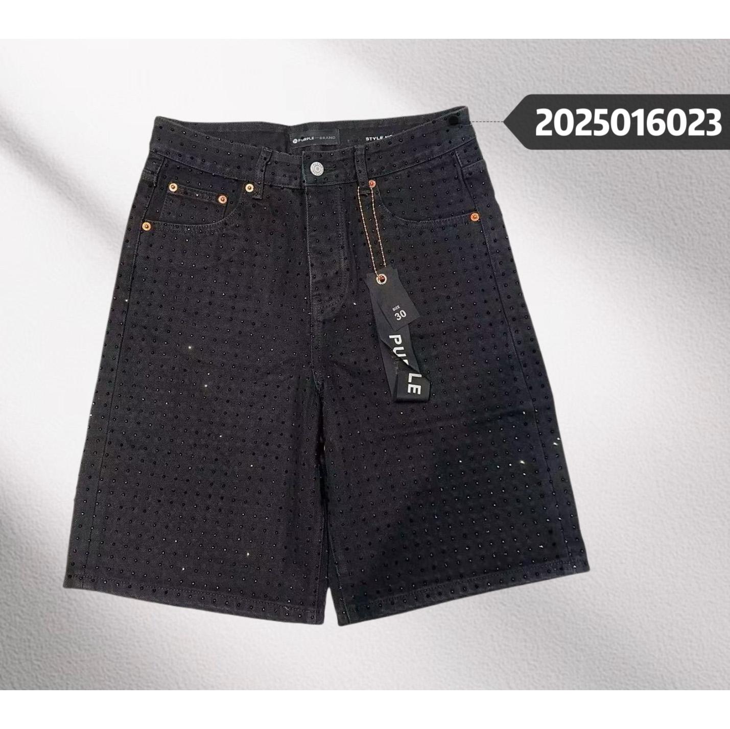 Purple-Brand Denim Shorts    6023 - EUR FASHION