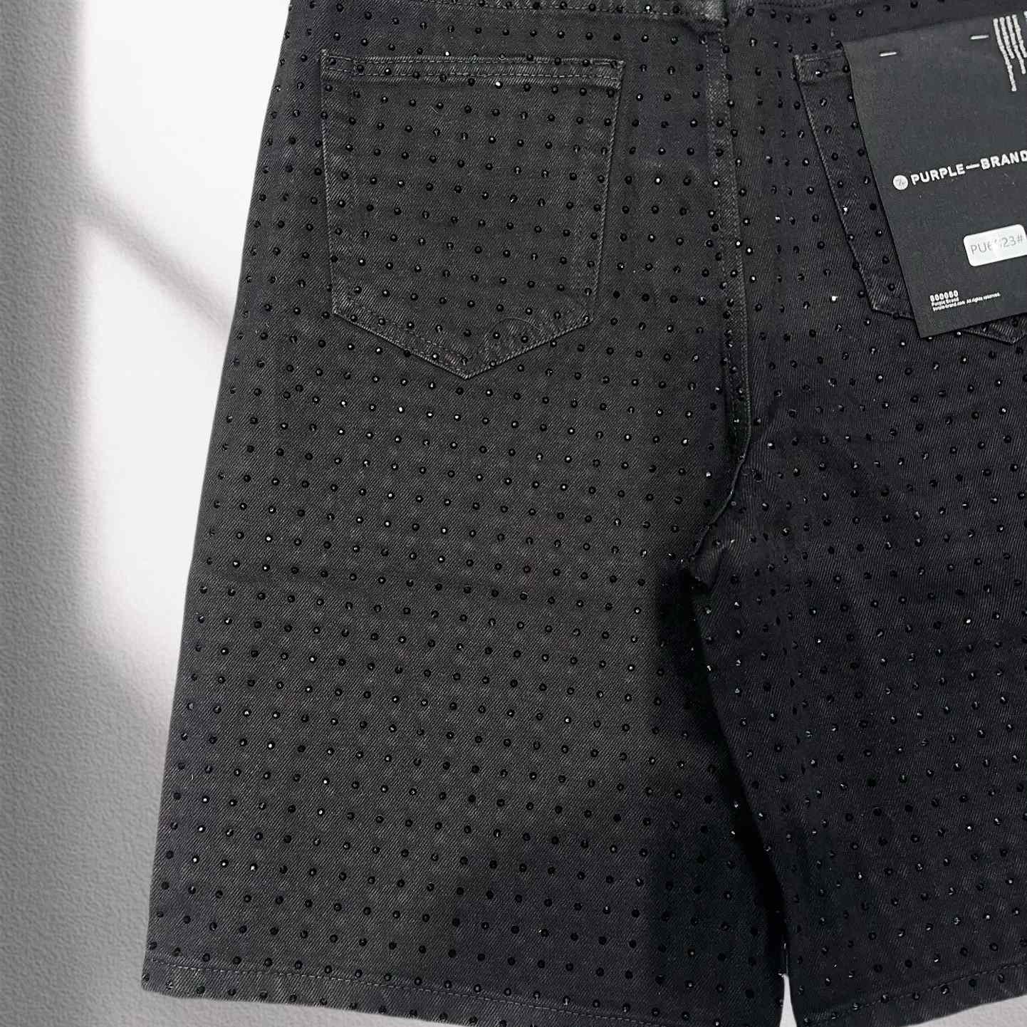 Purple-Brand Denim Shorts    6023 - EUR FASHION
