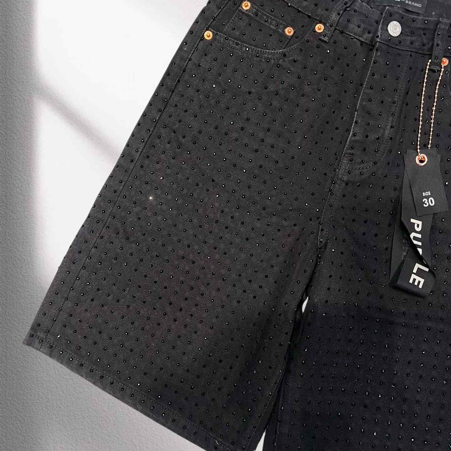 Purple-Brand Denim Shorts    6023 - EUR FASHION