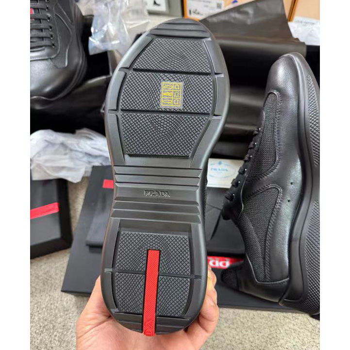 Prada America's Cup Soft Rubber And Bike Fabric Sneakers - EUR FASHION