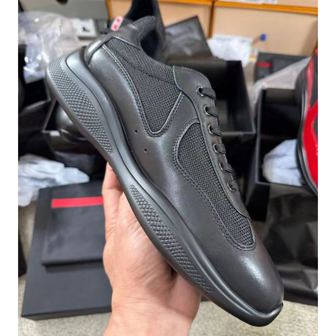Prada America's Cup Soft Rubber And Bike Fabric Sneakers - EUR FASHION