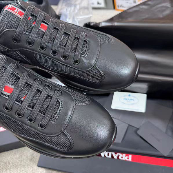 Prada America's Cup Soft Rubber And Bike Fabric Sneakers - EUR FASHION